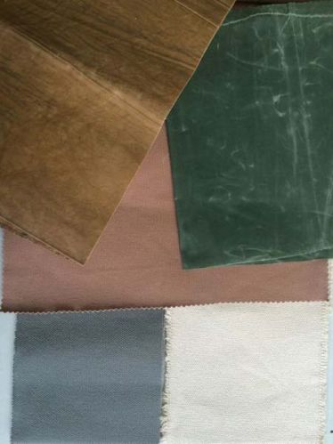 Waxed Canvas Bag Fabric, For Textile Industry, Technics : Machine