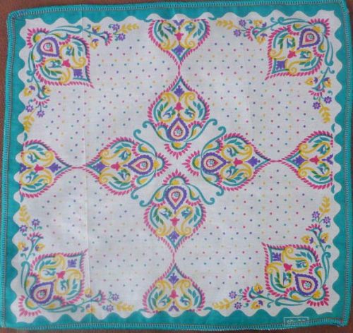 100% Cotton Handkerchief, Size : 14.5*14.5