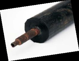 Round Rubber Rollers, For Industrial Use, Color : Black