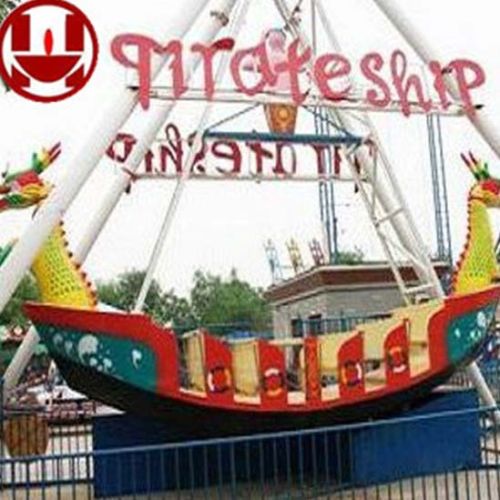 Fiberglass + steel Pirate Ship Amusement Ride Equipment