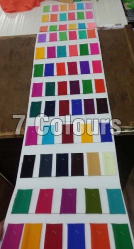 Plain Chiffon Fabric, Color : Multicolor