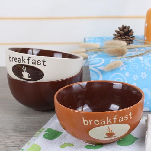 Stoneware ceramic bowl Top diameter:13.5cm, Height: 7cm