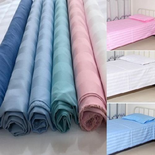 Polyester Cotton Home Textile Satin Stripe Fabric