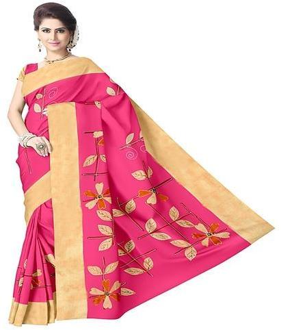 Printed SRIBC90001 Bengal Cotton Saree, Occasion : Party Wear, Wedding Wear, Festival Wear Etc.