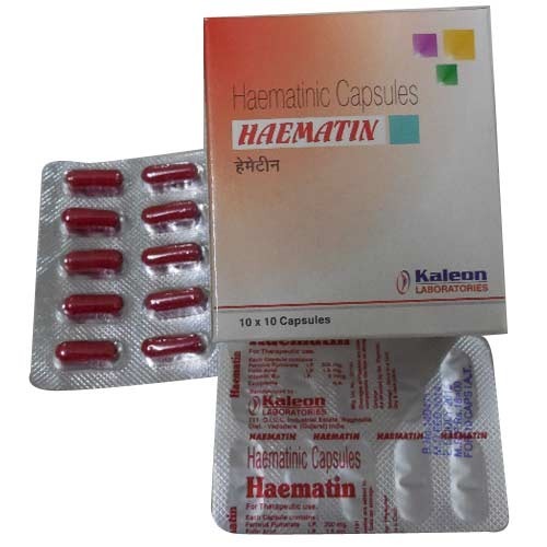 IRON , FOLIC AND VIT-B12 Haematin Capsules