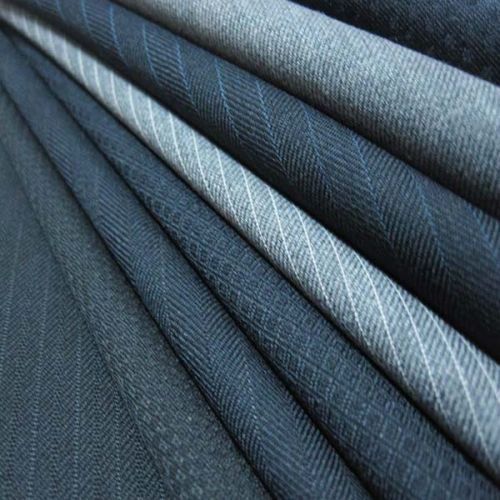 Plain Suiting Fabric, Color : Grey