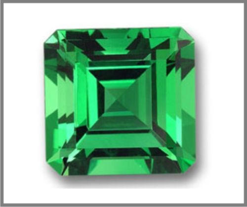 Getgemstones Emerald Cut Gems, Gemstone Color : Green