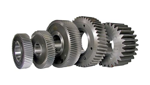 Polished Cast Iron Spur Helical Gears, For Industrial Use, Color : Grey