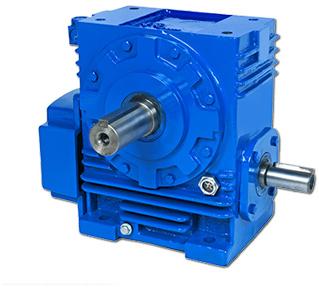Electric Polished Cast Iron Standard Reduction Gearboxes, For Industrial Use, Color : Blue