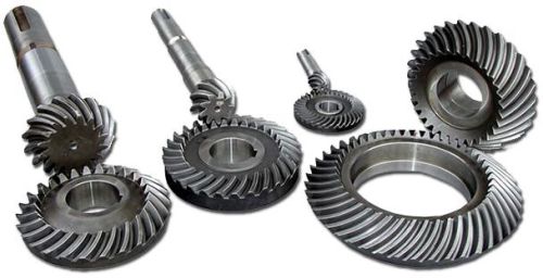 Round Polished Cast Iron Straight Bevel Gears, For Industrial Use, Color : Grey