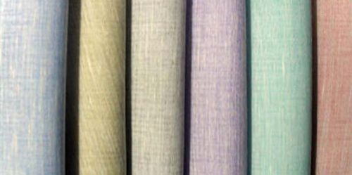 Plain Cotton Linen Shirting Fabric, Color : Multicolor