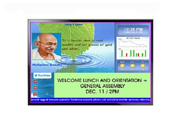 Digital Display Notice / DIsplay Board