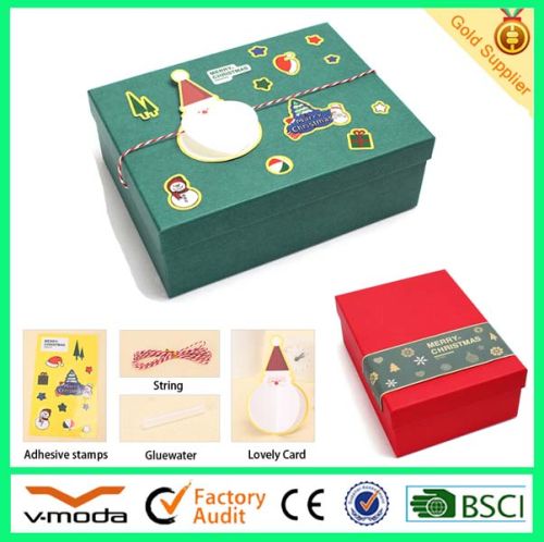 Art Paper Cap Christmas Gift Box, Brand Name : Huihuap for Packaging