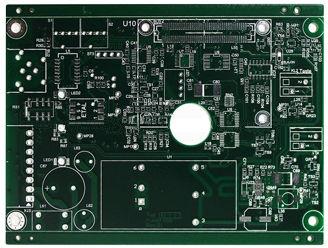 Lead-free HASL PCB With Halogen-free Solder Mask, 4-mil Line Width, 1o