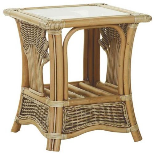 Natural Wood Polished Cane Center Table, For Home, Hotel, Office, Restaurant, Pattern : Plain