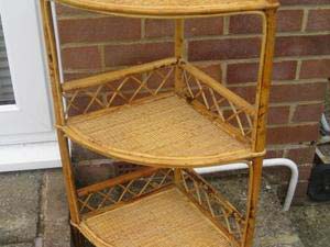 Coated Cane Corner Shelves, For Home Use, Hotels Use, Office Use, Size : 10x10inch, 12x12inch, 12x5.5inch