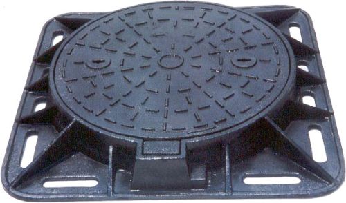 Round Metal Manual Drain Covers, Color : Black