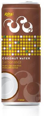 Carbonated Coconut Water 250ml, Brand Name : rita beverage