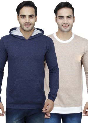 Plain Cotton Mens Sweatshirts, Technics : Attractive Pattern
