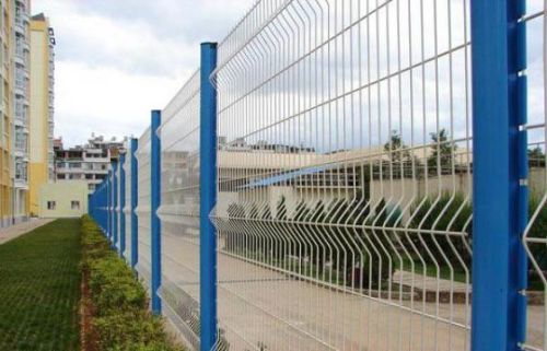 Colorful Curvy Wire Mesh Fence, Welded Wire Fence, Welded Fence