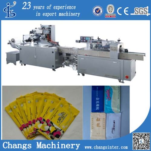 SJB-250A Automatic Wet Wipes Napkin Tissues Packaging Machine