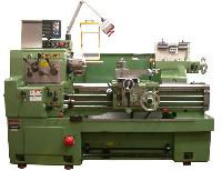 Square Powder Coated Cast Iron Center Lathe Machine, Color : Light Green