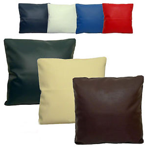 Plain Leather Cushion Covers, Shape : Square