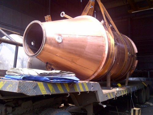 Round Chemical Coated Copper Distillation Vessel, Feature : Anti Corrosive, Durable, High Quality