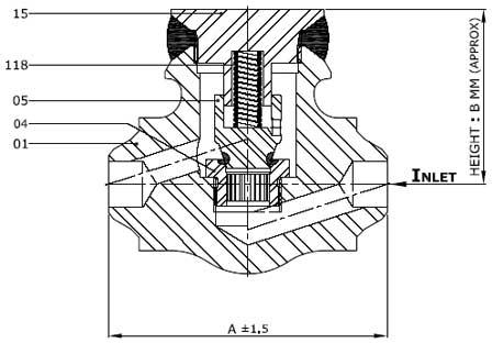 Forged Steel Check Valve (pressure Class 1500 Through 2500)