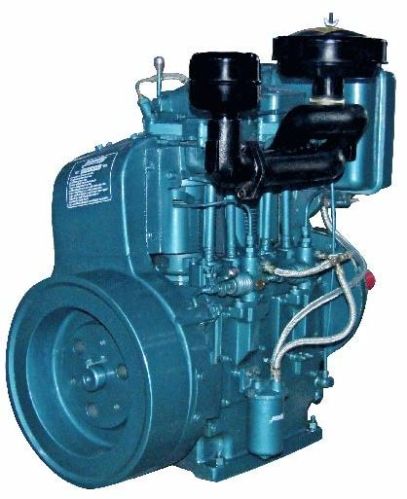 Manually Start Air Cooled Twin Cylinder Diesel Engine