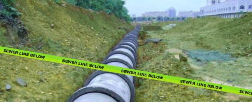 Electric Sewer Line Tapes, Color : Black, Blue, White Etc.