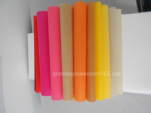 Embossed polypropylene non woven fabric, Brand Name : Greebway