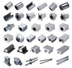 Round Polished Mild Steel Linear Bush and Bearings, Color : Silver