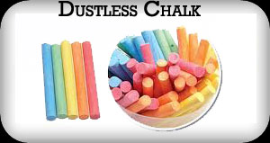 Dustless Chalk, Length : 75mm