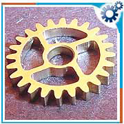 Round Coated Idler Gears, For Industrial Use, Color : Golden