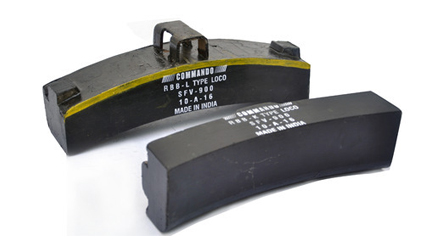 Non Asbestos Railway Brake Blocks