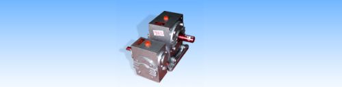 Horizontal Double Worm Reduction Gearbox