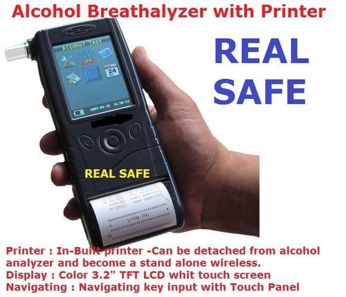 Alcohol Breathalyzer With Printer