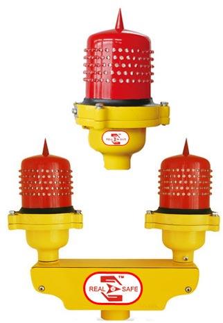 Single Aviation Obstruction Light & Dual Aviation Obstruction Light