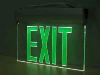 LED Emergency Lights With Exit Sign
