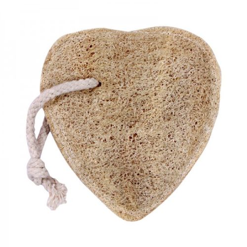 Natural Loofah Heart