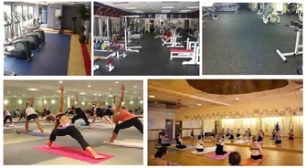 Vinyl flooring for Gym, Yoga Center, Spa Center