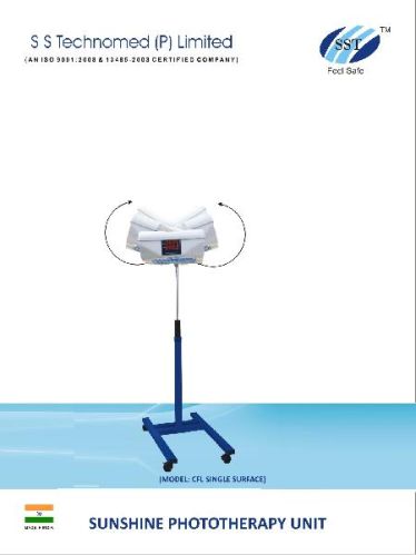 Single Surface Overhead CFL Phototherapy Unit, For Hospital, Hospital