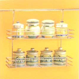 Double Tier SS Spice Rack