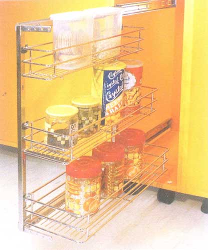 SS Single Pull Out Trolley