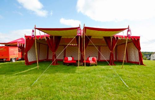 Plain Raj Garden Tents, Technics : Machine Made