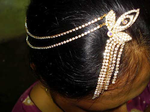 Imitation Hair Brooch