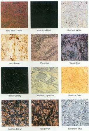 Rectangular Granite Slabs