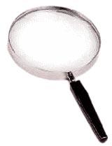 Transparent Round Glass Magnifier, For Magnification Use