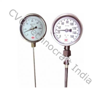 MERCURY IN STEEL TEMPERATURE GAUGES